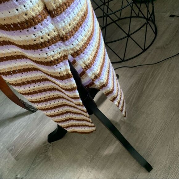 ASOS CHROCHET CUTOUT MIDI DRESS - Picture 9 of 13